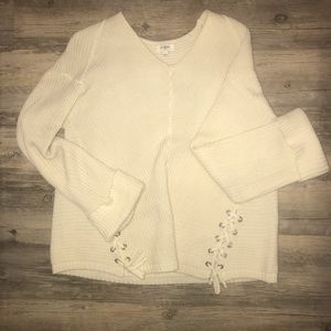 Chunky Braided Knit Sweater